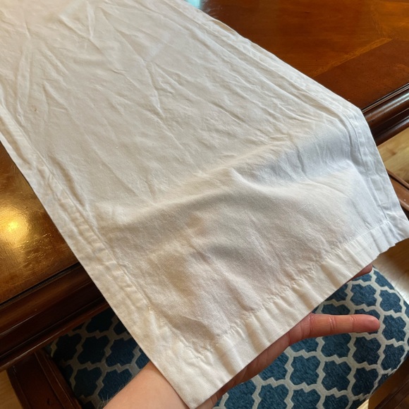 Solino Home Cotton Linen Table Runner – 14 x 108 Inch, White Table Runner - Picture 8 of 14